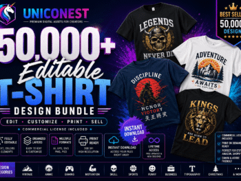 Editable T-Shirt Design Bundle