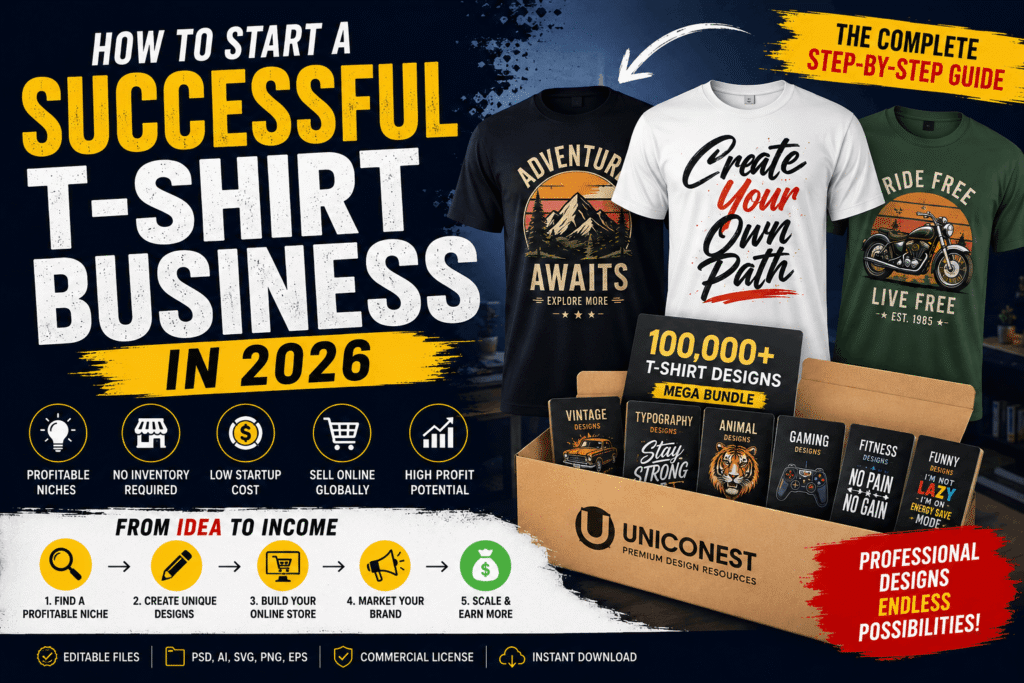 How to Start a Successful T-Shirt Business in 2026